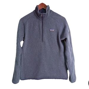 Patagonia Better Sweater Blue Quarter Zip Fleece Women’s Sz M